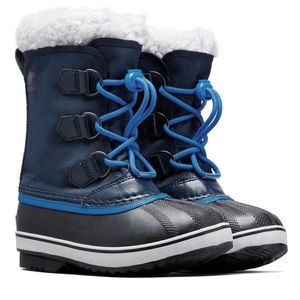 SOREL YOOT PAC NYLON WATERPROOF BOOTS KIDS size 1